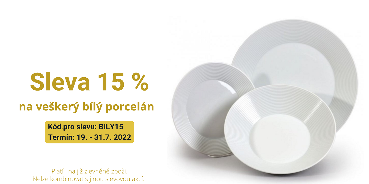 Akce na bílý porcelán zmenšené